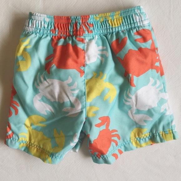 carter's rash guard & swim trunks matching set 9 months baby boy - Picture 9 of 9